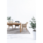 Кресло плетеное с подушкой Garden Relax Wilson тик, алюминий, искусственный ротанг, олефин натуральный, коричневый Фото 8