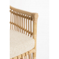 Кресло плетеное с подушкой Garden Relax Adelma алюминий, искусственный ротанг, олефин натуральный, бежевый Фото 6