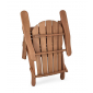 Лаунж-кресло деревянное складное Garden Relax Filadelfia акация натуральный Фото 5