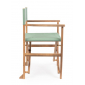 Кресло деревянное складное Garden Relax Noemi Director акация, полиэстер коричневый, зеленый шалфей Фото 3