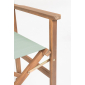 Кресло деревянное складное Garden Relax Noemi Director акация, полиэстер коричневый, зеленый шалфей Фото 6