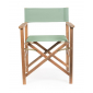 Кресло деревянное складное Garden Relax Noemi Director акация, полиэстер коричневый, зеленый шалфей Фото 2
