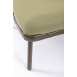 Лаунж-стул плетеный с подушками Garden Relax Harlow алюминий, роуп, олефин коричневый, зеленый, оливковый Фото 6