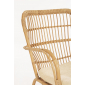 Лаунж-кресло плетеное с подушками Garden Relax Florisel алюминий, искусственный ротанг, олефин натуральный, бежевый Фото 8