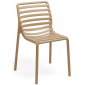 Комплект пластиковых стульев Nardi Doga Bistrot Set 4 стеклопластик капучино Фото 4