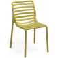 Комплект пластиковых стульев Nardi Doga Bistrot Set 4 стеклопластик грушевый Фото 4