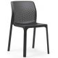 Комплект пластиковых стульев Nardi Bit Set 4 стеклопластик антрацит Фото 4
