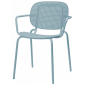 Кресло металлическое Scab Design Si-Si Dots сталь голубой Фото 1