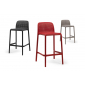 Комплект пластиковых полубарных стульев Nardi Lido Mini Set 2 стеклопластик тортора Фото 7