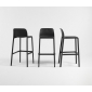 Комплект пластиковых полубарных стульев Nardi Faro Mini Set 4 стеклопластик антрацит Фото 5