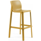 Комплект пластиковых барных стульев Nardi Net Stool Set 2 стеклопластик горчичный Фото 4