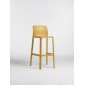 Комплект пластиковых барных стульев Nardi Net Stool Set 4 стеклопластик горчичный Фото 5