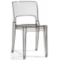 Комплект прозрачных стульев Scab Design Isy Antishock Set 2 поликарбонат серый Фото 3