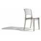 Комплект прозрачных стульев Scab Design Isy Antishock Set 4 поликарбонат серый Фото 4