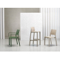 Комплект пластиковых барных стульев Scab Design Kate Set 2 технополимер тортора Фото 6