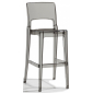 Комплект барных прозрачных стульев Scab Design Isy Antishock Set 2 поликарбонат серый Фото 3