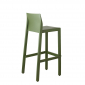 Комплект пластиковых полубарных стульев Scab Design Kate Set 2 технополимер зеленый Фото 4