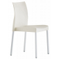 Комплект пластиковых стульев PEDRALI Ice Set 4 алюминий, полипропилен слоновая кость Фото 4