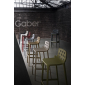 Комплект пластиковых барных стульев Gaber Isidoro 76 Set 2 металл-полимер серый Фото 7