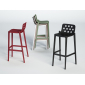 Комплект пластиковых барных стульев Gaber Isidoro 76 Set 2 металл-полимер серый Фото 9