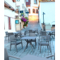 Комплект пластиковых плетеных кресел Siesta Contract Ibiza Set 2 стеклопластик антрацит Фото 18