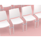 Комплект пластиковых стульев Siesta Contract Maya Set 4 пластик белый Фото 12