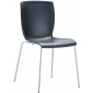 Комплект пластиковых стульев Siesta Contract Mio Set 4 сталь, полипропилен черный Фото 4