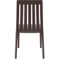 Комплект пластиковых стульев Siesta Contract Soho Set 2 стеклопластик коричневый Фото 4