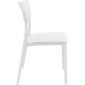 Комплект пластиковых стульев Siesta Contract Monna Set 4 стеклопластик белый Фото 4