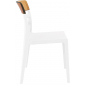 Комплект пластиковых стульев Siesta Contract Moon Set 2 стеклопластик, поликарбонат белый, янтарный Фото 6