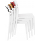 Комплект пластиковых стульев Siesta Contract Moon Set 2 стеклопластик, поликарбонат белый, янтарный Фото 8