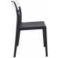 Комплект пластиковых стульев Siesta Contract Moon Set 2 стеклопластик, поликарбонат черный, прозрачный Фото 7