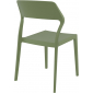 Комплект пластиковых стульев Siesta Contract Snow Set 4 стеклопластик оливковый Фото 4