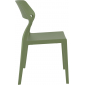 Комплект пластиковых стульев Siesta Contract Snow Set 4 стеклопластик оливковый Фото 7