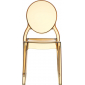 Комплект прозрачных стульев Siesta Contract Elizabeth Set 4 поликарбонат янтарный Фото 5