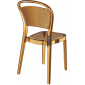 Комплект прозрачных стульев Siesta Contract Bee Set 2 поликарбонат янтарный Фото 9