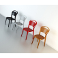 Комплект прозрачных стульев Siesta Contract Bee Set 2 поликарбонат янтарный Фото 12