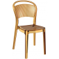 Комплект прозрачных стульев Siesta Contract Bee Set 2 поликарбонат янтарный Фото 4