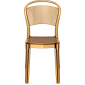 Комплект прозрачных стульев Siesta Contract Bee Set 4 поликарбонат янтарный Фото 5