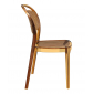 Комплект прозрачных стульев Siesta Contract Bee Set 4 поликарбонат янтарный Фото 8