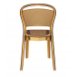 Комплект прозрачных стульев Siesta Contract Bee Set 4 поликарбонат янтарный Фото 6