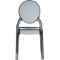 Комплект прозрачных стульев Siesta Contract Elizabeth Set 2 поликарбонат черный Фото 4