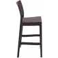 Комплект пластиковых барных стульев Siesta Contract Jamaica Set 4 стеклопластик коричневый Фото 6