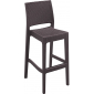 Комплект пластиковых барных стульев Siesta Contract Jamaica Set 4 стеклопластик коричневый Фото 4