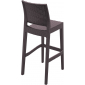 Комплект пластиковых барных стульев Siesta Contract Jamaica Set 4 стеклопластик коричневый Фото 5