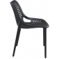 Комплект пластиковых стульев Siesta Contract Air Set 4 стеклопластик черный Фото 7