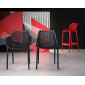 Комплект пластиковых стульев Siesta Contract Air Set 4 стеклопластик черный Фото 16