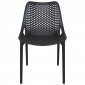Комплект пластиковых стульев Siesta Contract Air Set 4 стеклопластик черный Фото 4