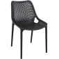 Комплект пластиковых стульев Siesta Contract Air Set 4 стеклопластик черный Фото 6