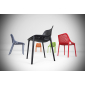 Комплект пластиковых стульев Siesta Contract Air Set 4 стеклопластик темно-серый Фото 18